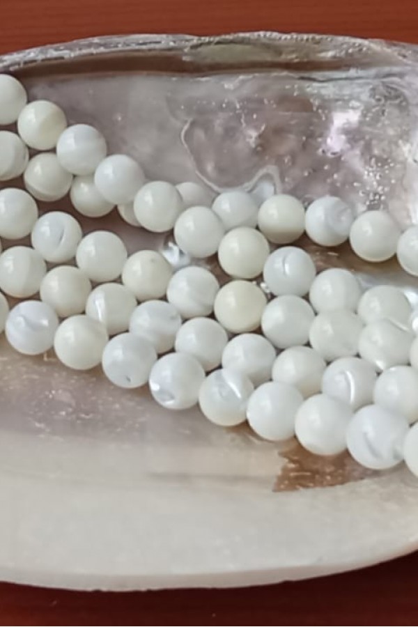 Beyaz Sedef Dizi Taşı