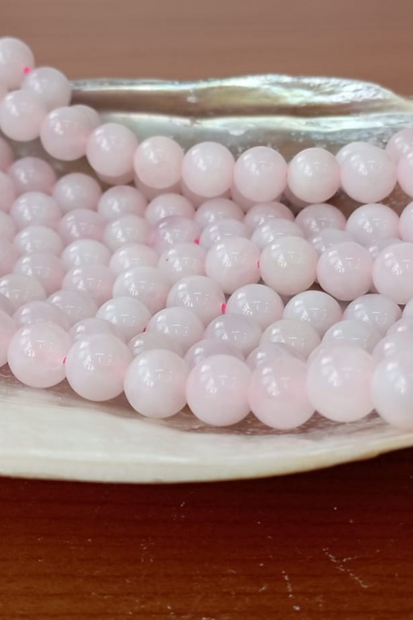 Pembe Kuvars Dizi Taşı