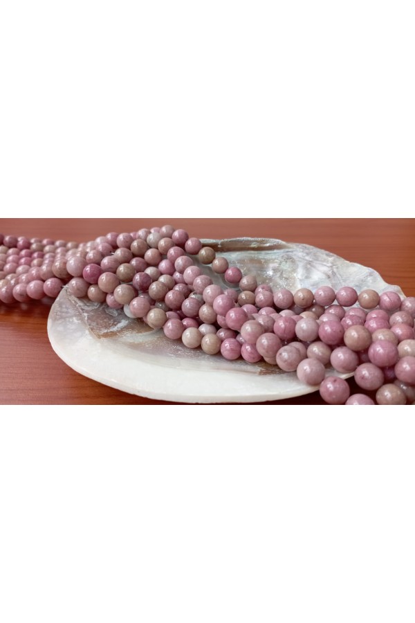 Pembe Rodonit Dizi Taşı